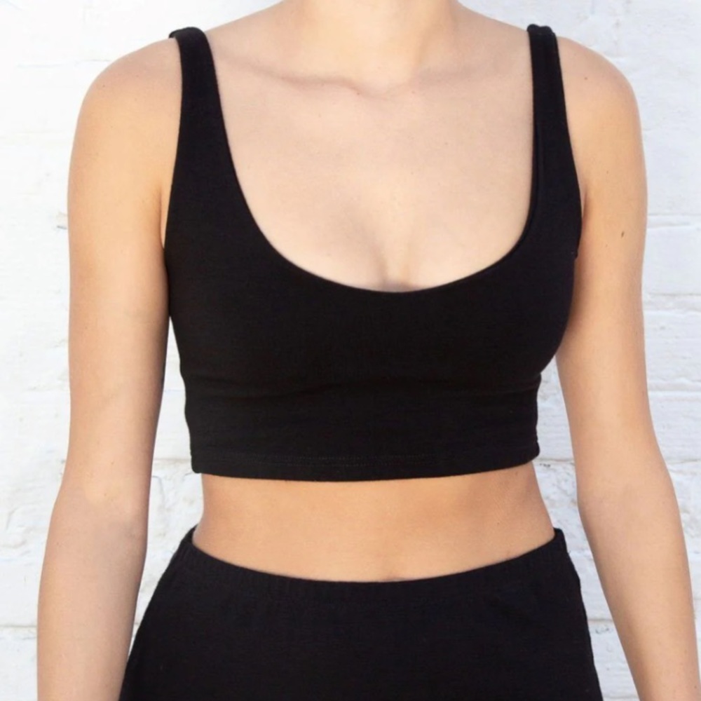Brandy melville black lydia tank NWT